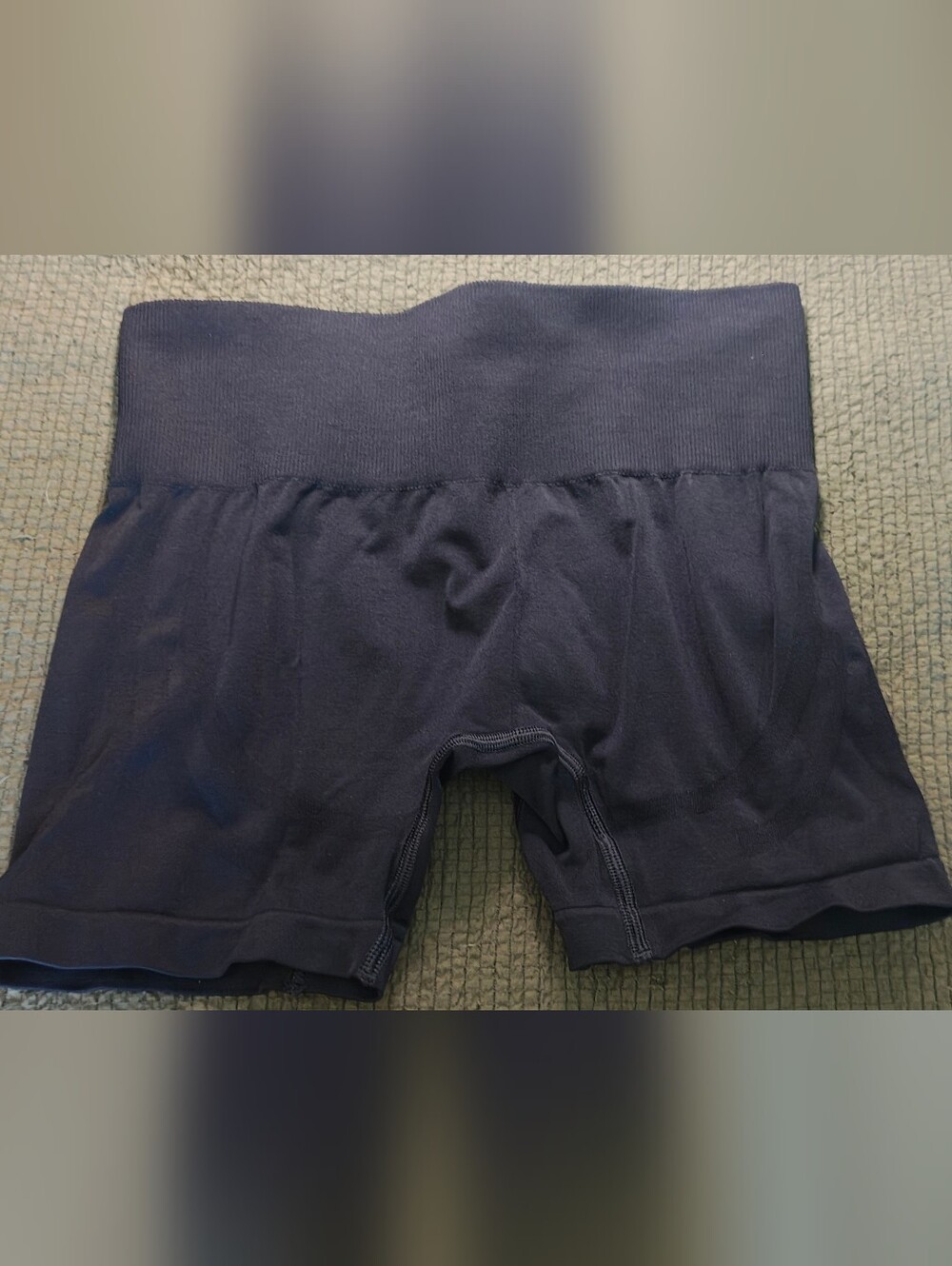 Gymshark Seamless High-Waist Black Shorts